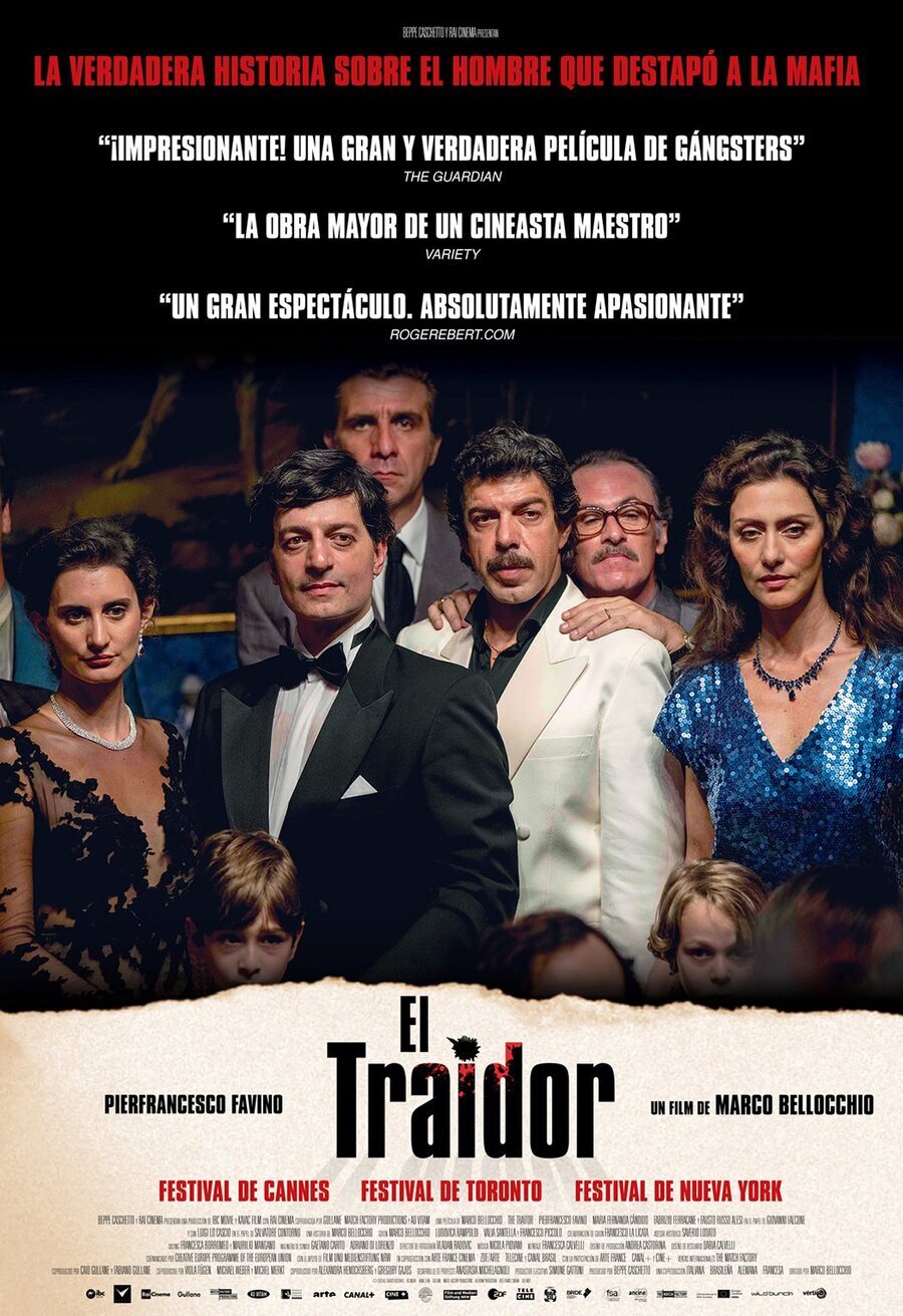 Cartel de El traidor de la mafia - España