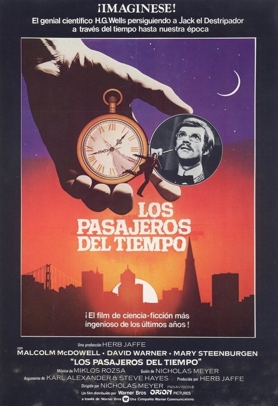 Cartel de Escape al futuro - Los pasajeros del tiempo