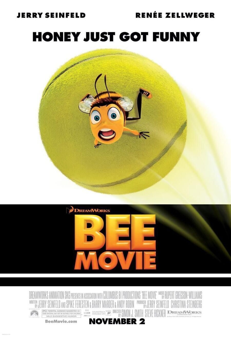 Cartel de Bee Movie: La historia de una abeja - Estados Unidos