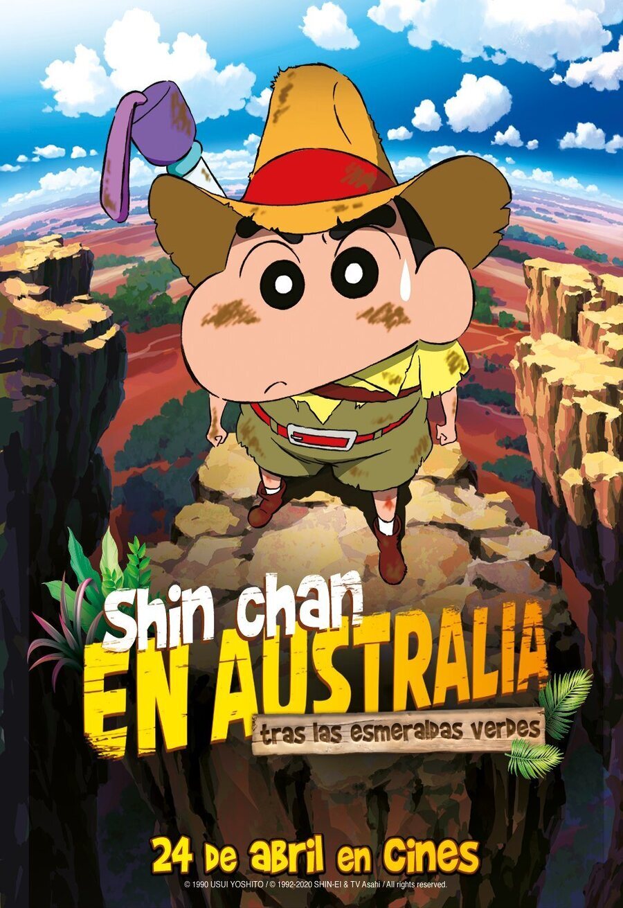 Cartel de Crayon Shin-chan: Honeymoon Hurricane ~The Lost Hiroshi - España #1