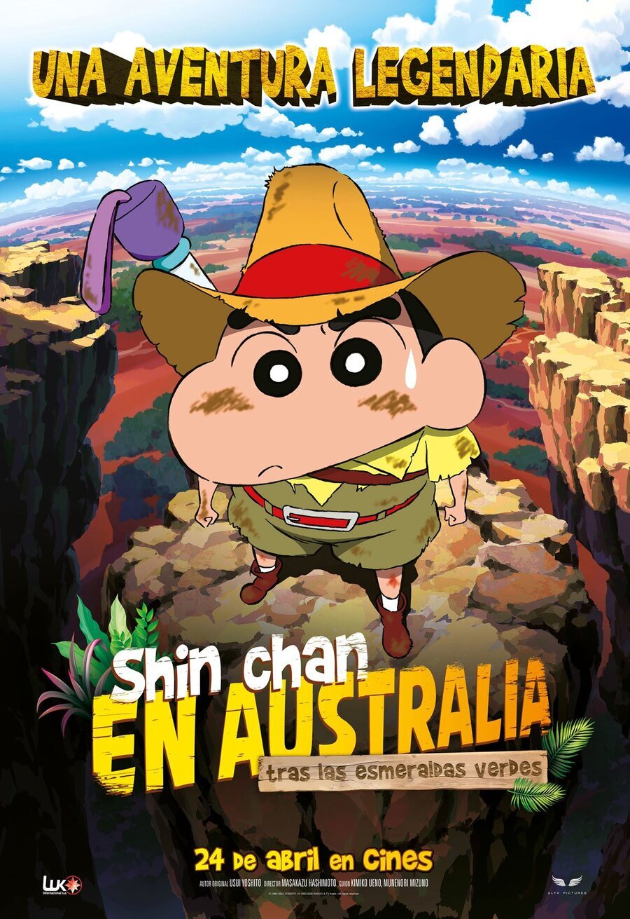 Cartel de Crayon Shin-chan: Honeymoon Hurricane ~The Lost Hiroshi - España #2