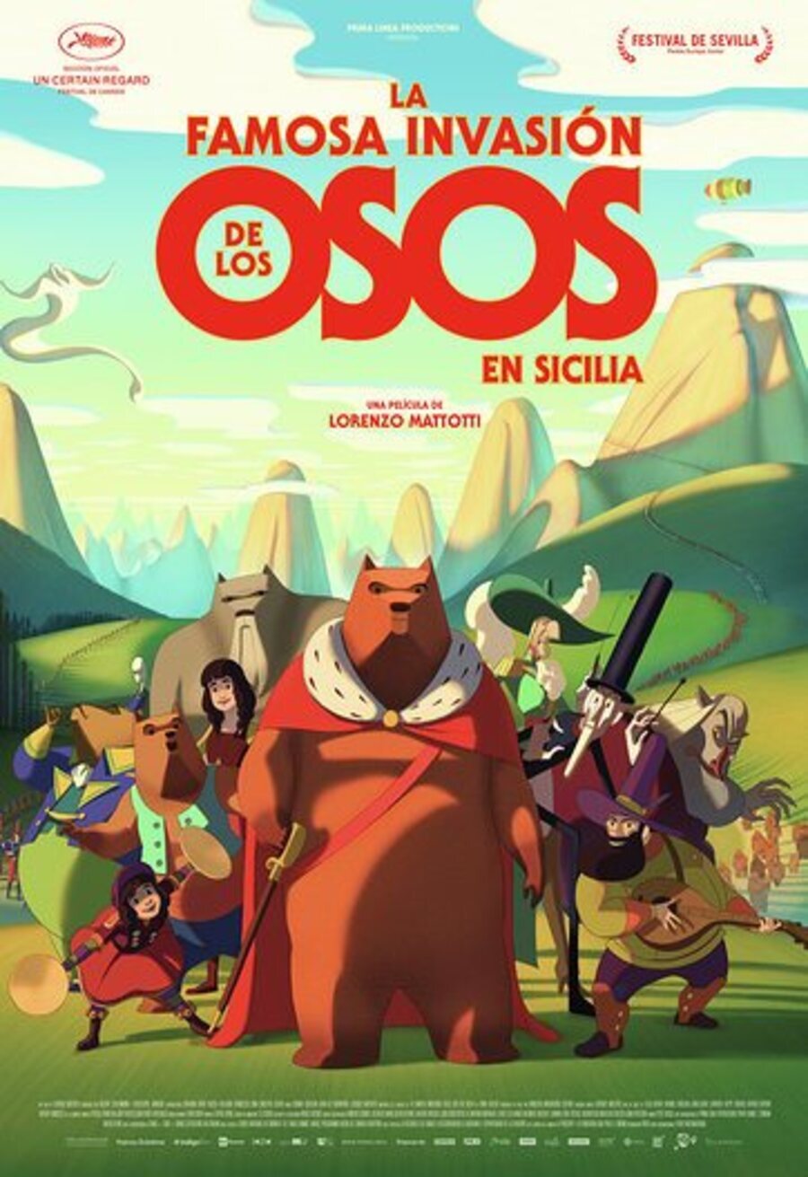 Cartel de El gran cuento de los osos - España