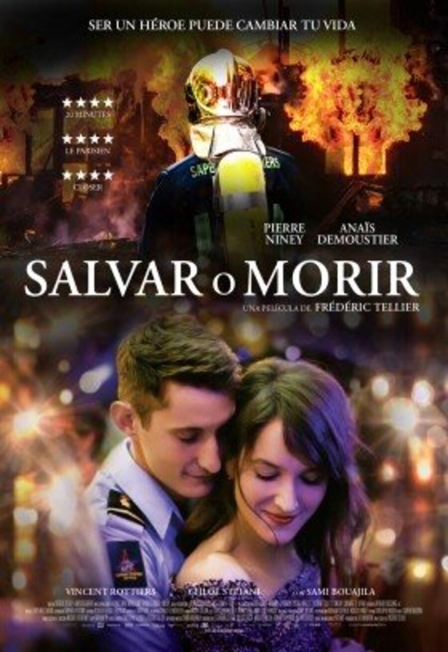 Cartel de Through the Fire - Cartel 'Salvar o morir'