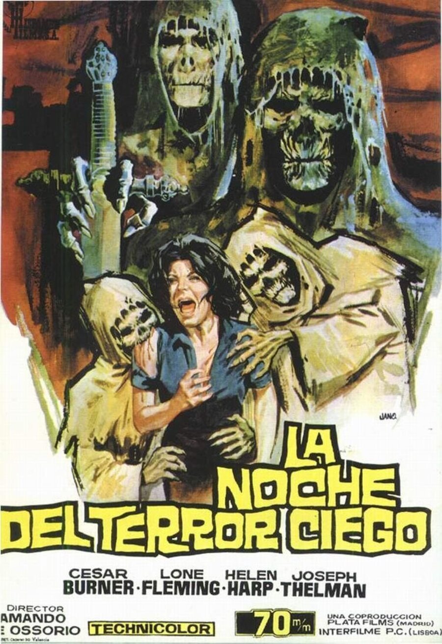 Cartel de La noche del terror ciego - España