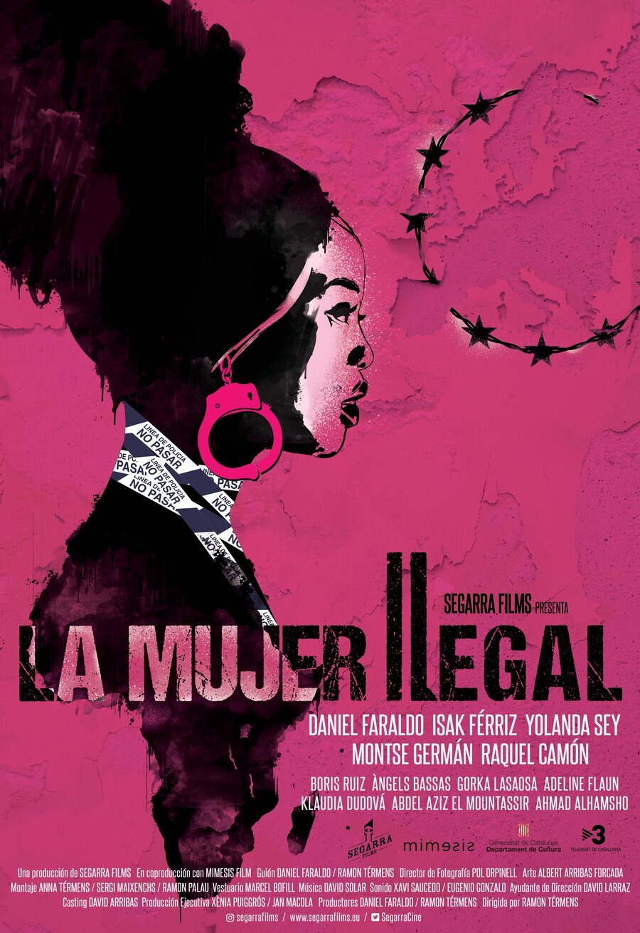 Cartel de La mujer ilegal - España