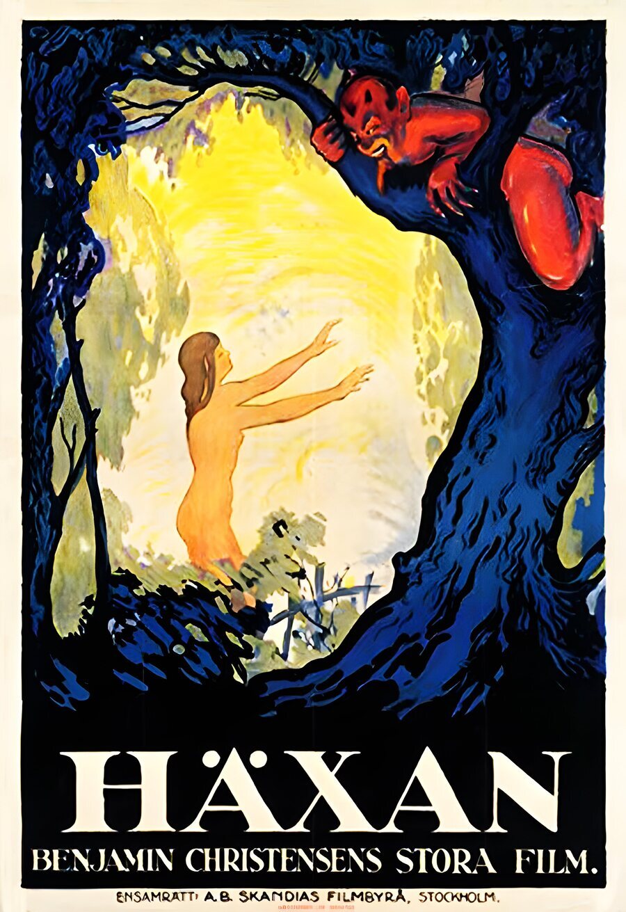 Cartel de Häxan - Suecia