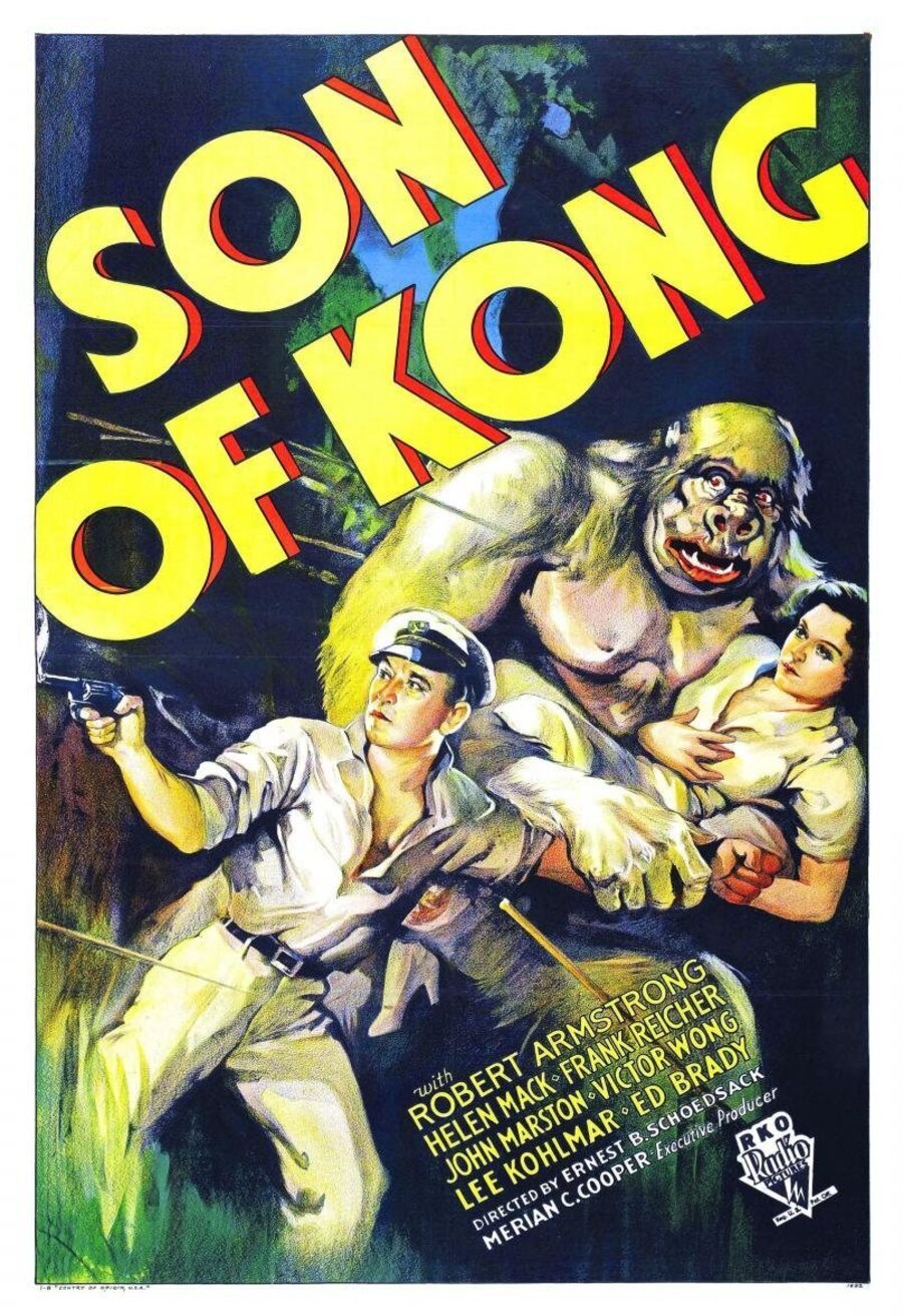 Cartel de El hijo de Kong - Clásico