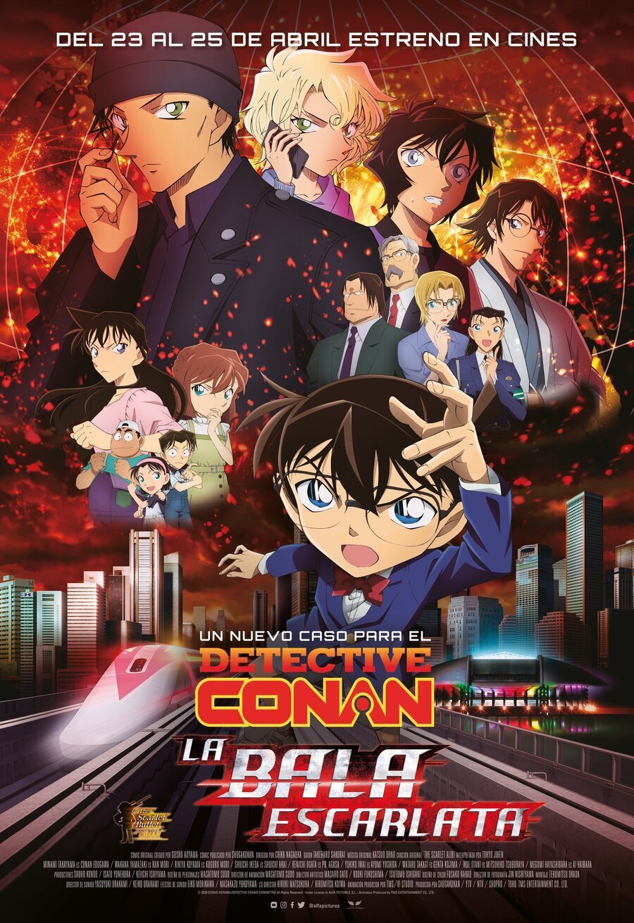 Cartel de Detective Conan: La bala escarlata - España