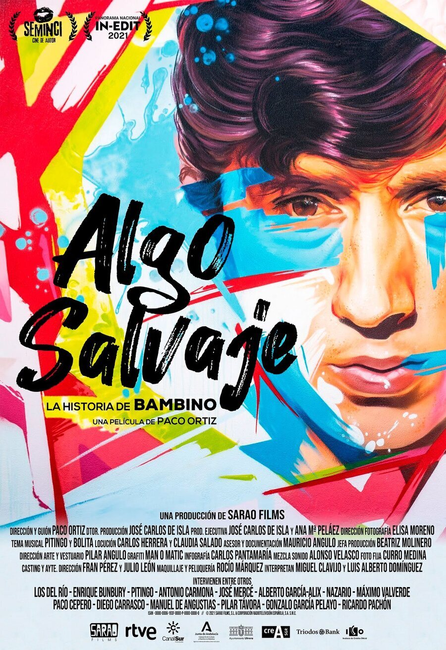 Cartel de Algo salvaje. La historia de Bambino - España