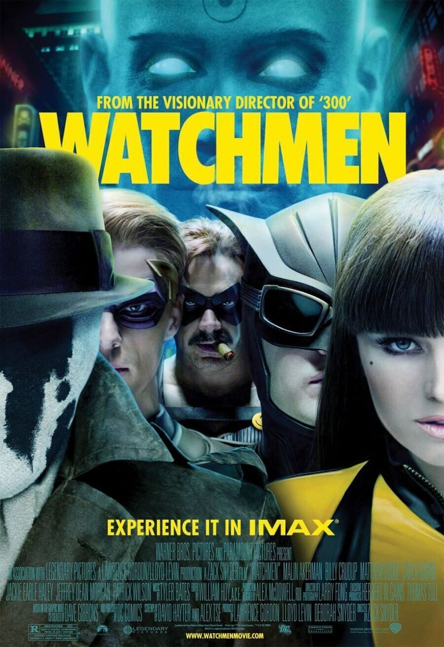 Cartel de Watchmen, los vigilantes - 