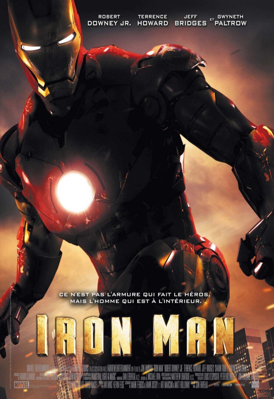 Cartel de Iron Man - El hombre de hierro - Francia