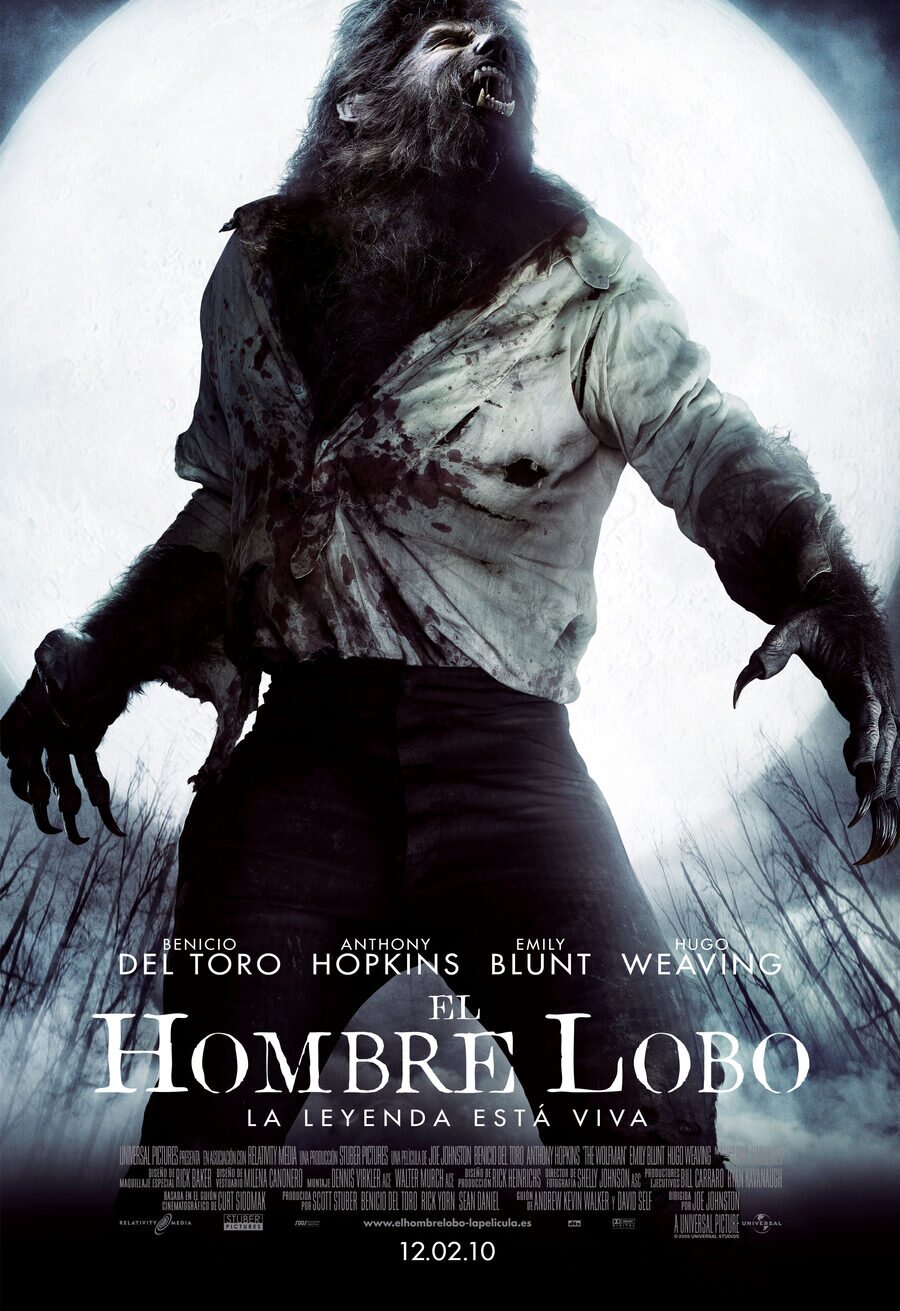 Cartel de El hombre lobo - España