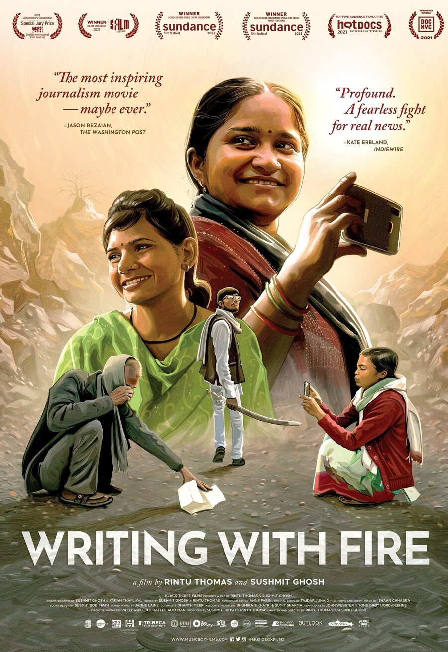 Cartel de Writing with Fire - Estados Unidos