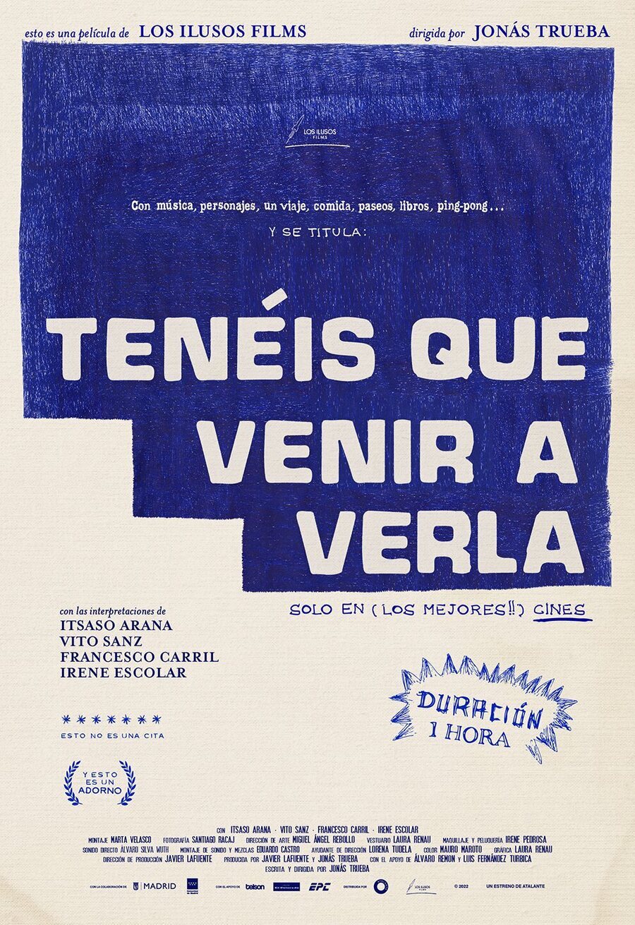 Cartel de Tenéis que venir a verla - España