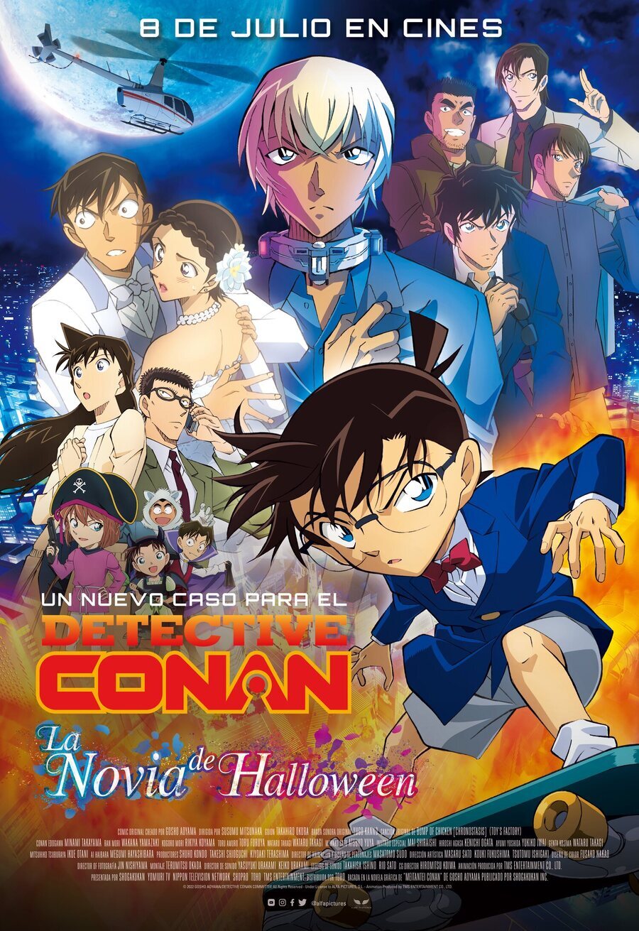 Cartel de Detective Conan: The Bride of Halloween - España