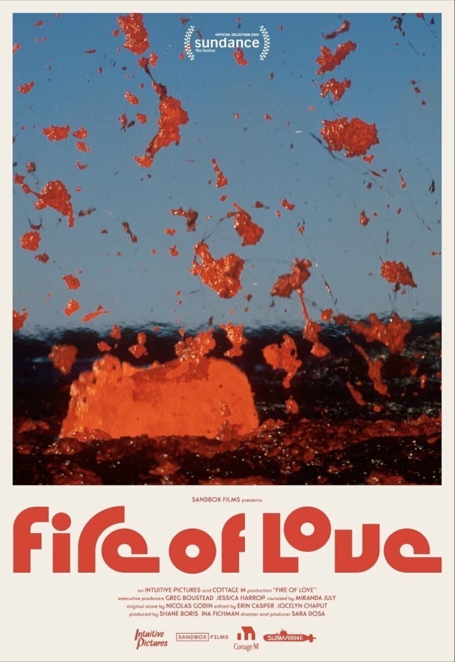 Cartel de Fire of Love - Estados Unidos