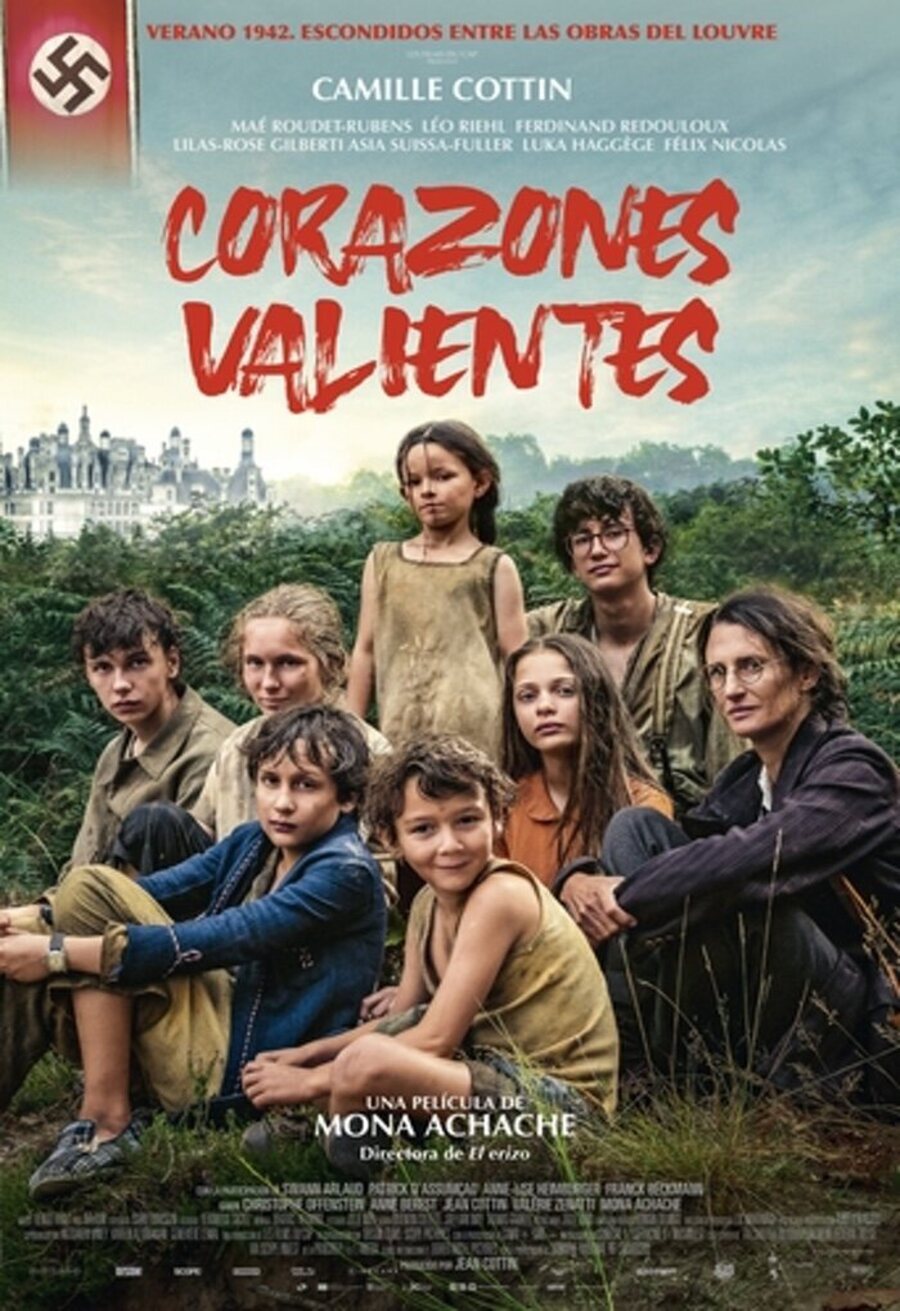 Cartel de Coeurs vaillants - Corazones valientes