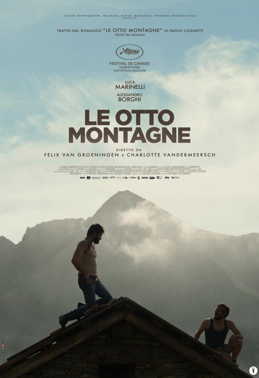 Cartel de Le otto montagne - Italia