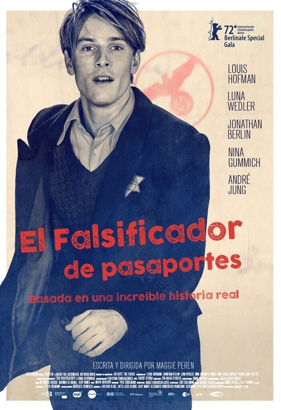 Cartel de Der Passfälscher - El falsificador de pasaportes