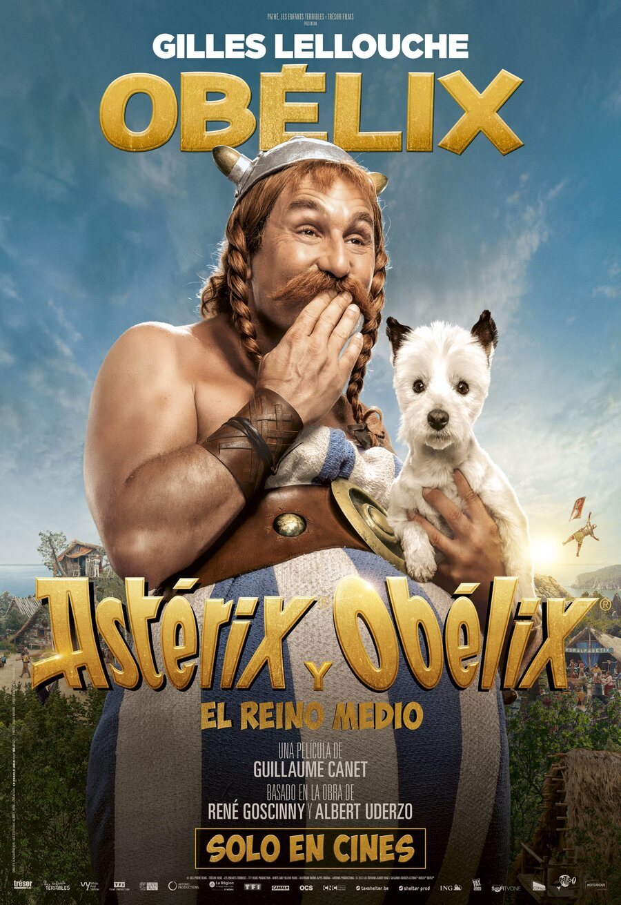 Cartel de Astérix y Obélix y el reino medio - Obélix