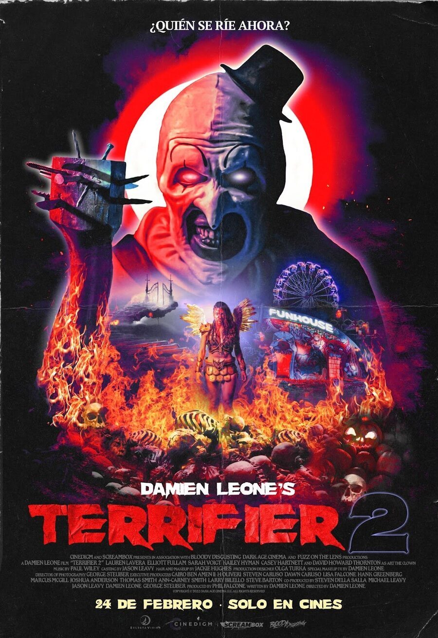 Cartel de Terrifier 2: el payaso siniestro - Terrifier 2