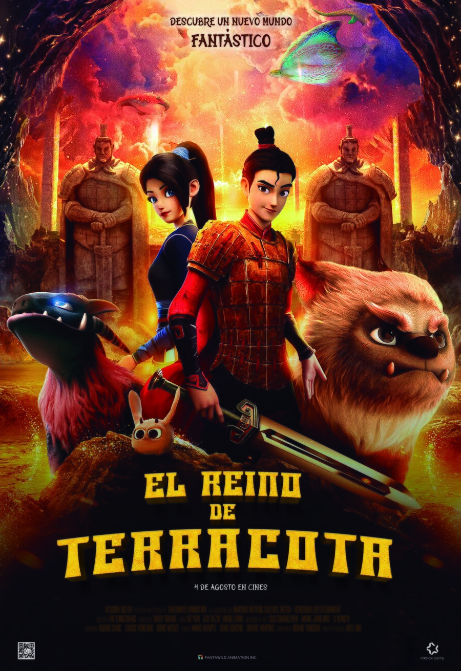 Cartel de El Reino De Terracota - Español