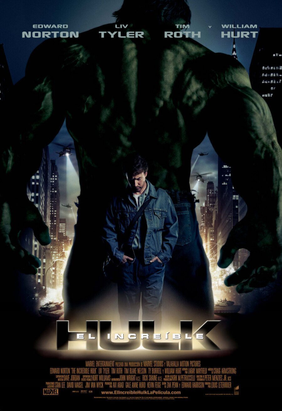 Cartel de Hulk, el hombre increíble - España