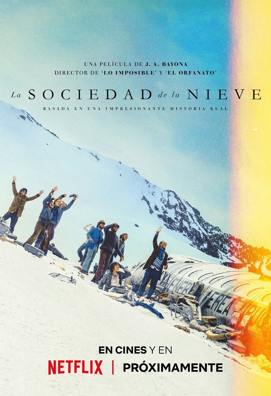 Cartel de La sociedad de la nieve - España