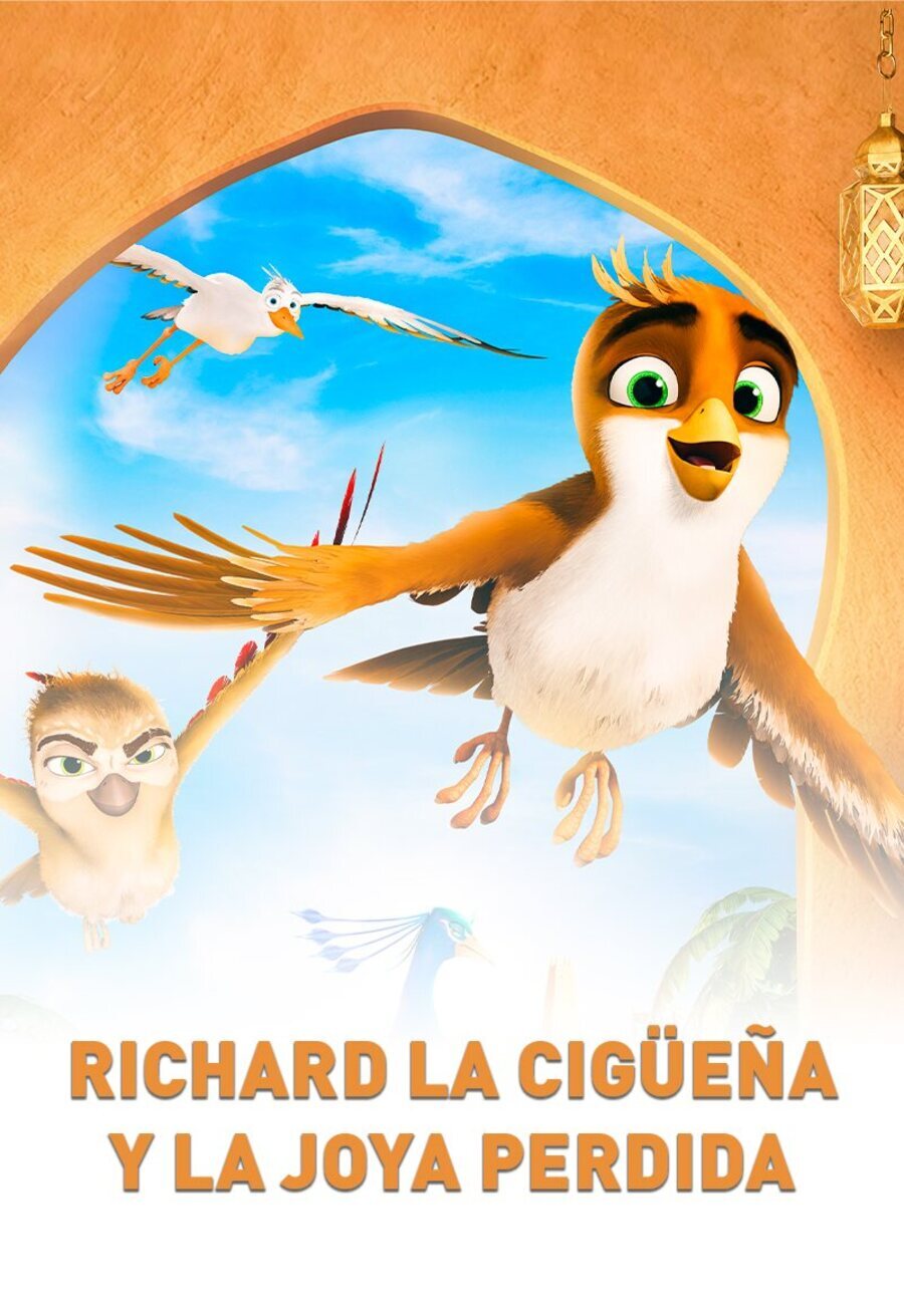 Cartel de Richard la cigüeña y la joya perdida - Richard la cigüeña y la joya perdida