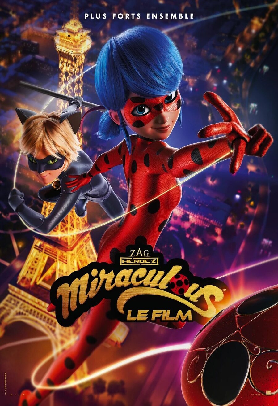 Cartel de Miraculous: Las aventuras de Ladybug. La película - France #2