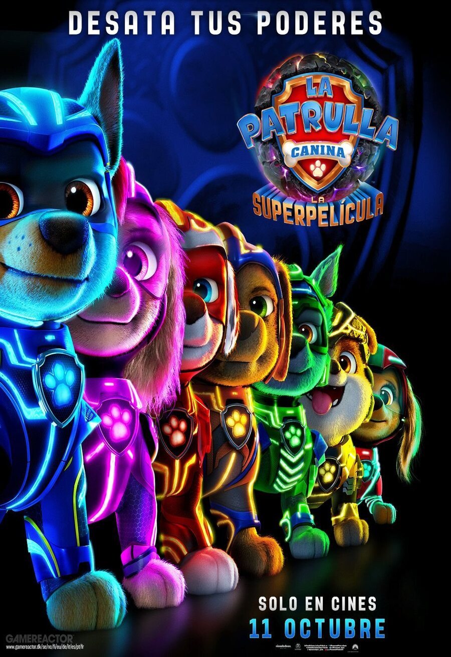 Cartel de Paw Patrol: La Súper Película - Cártel 'La patrulla canina: La superpelícula'