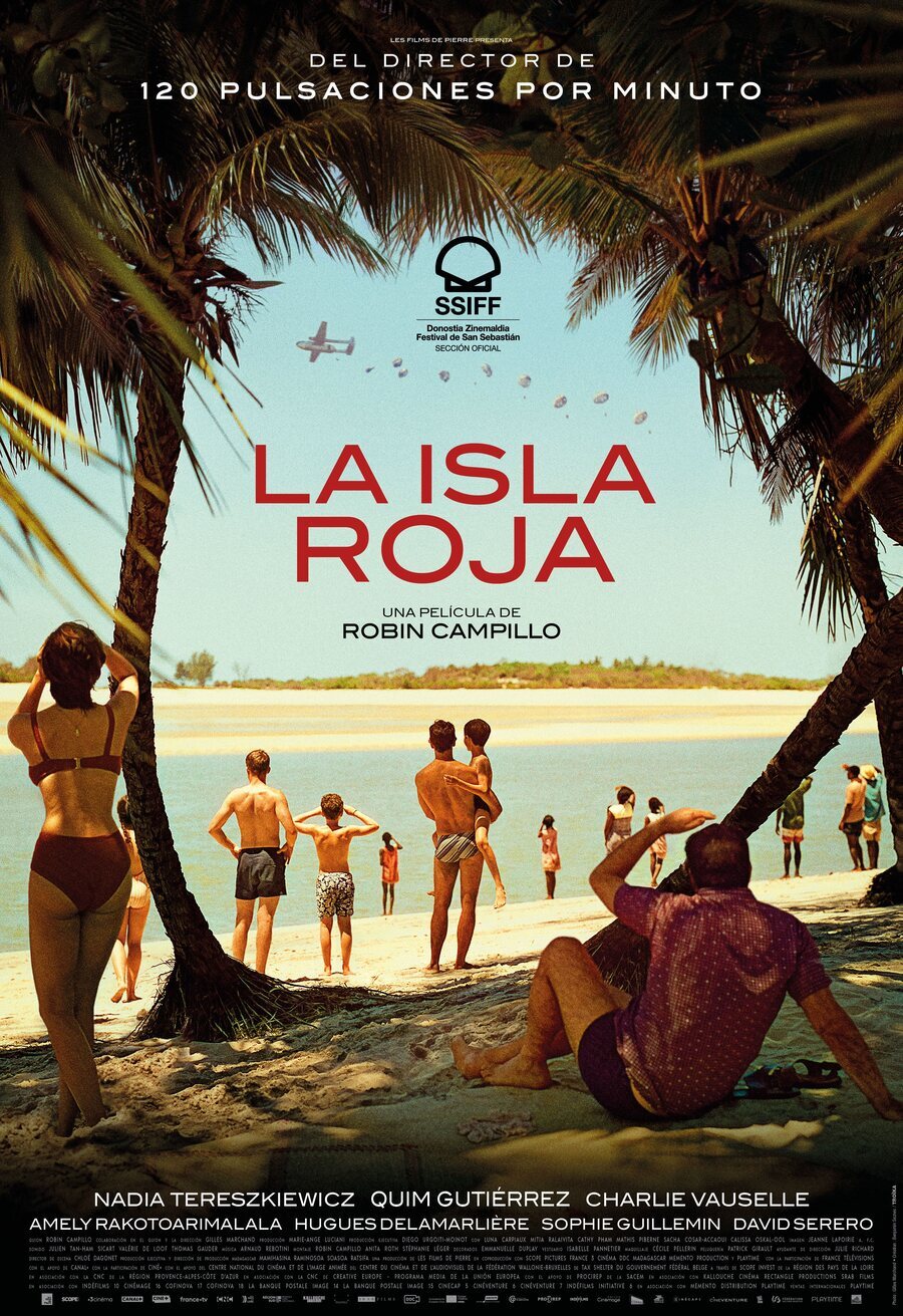 Cartel de L'île rouge - Cártel España 'La Isla Roja'