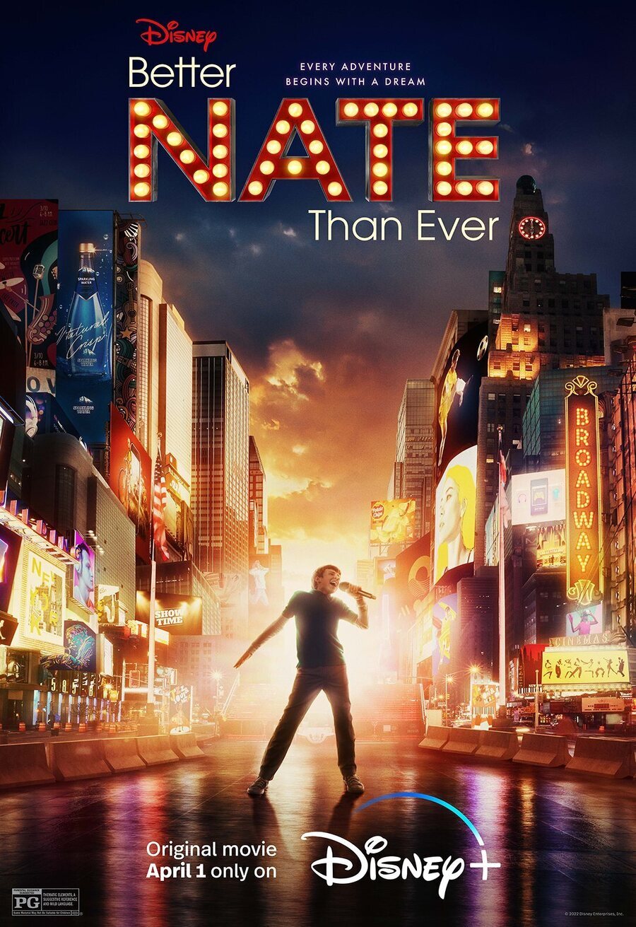 Cartel de Nate: Mejor Tarde Que Nunca - Estados Unidos