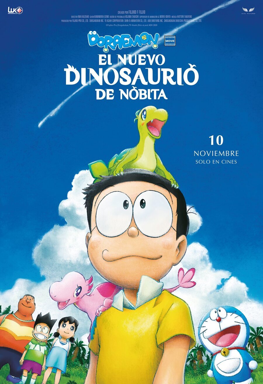 Cartel de Doraemon: El nuevo dinosaurio de Nobita - Cartel español