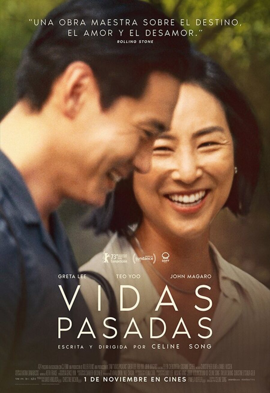 Cartel de Past Lives - Cartel España 'vidas pasadas'