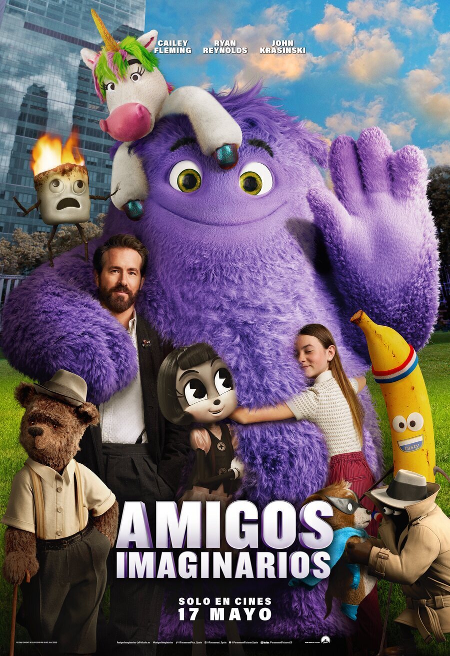 Cartel de Amigos imaginarios - Cartel español 'Amigos Imaginarios'