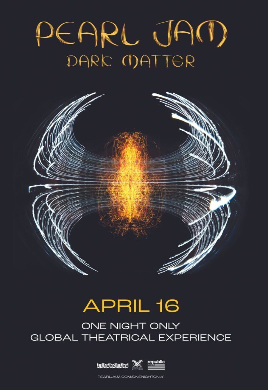 Cartel de Pearl Jam Dark Matter: Global Theatrical Experience - Cartel original