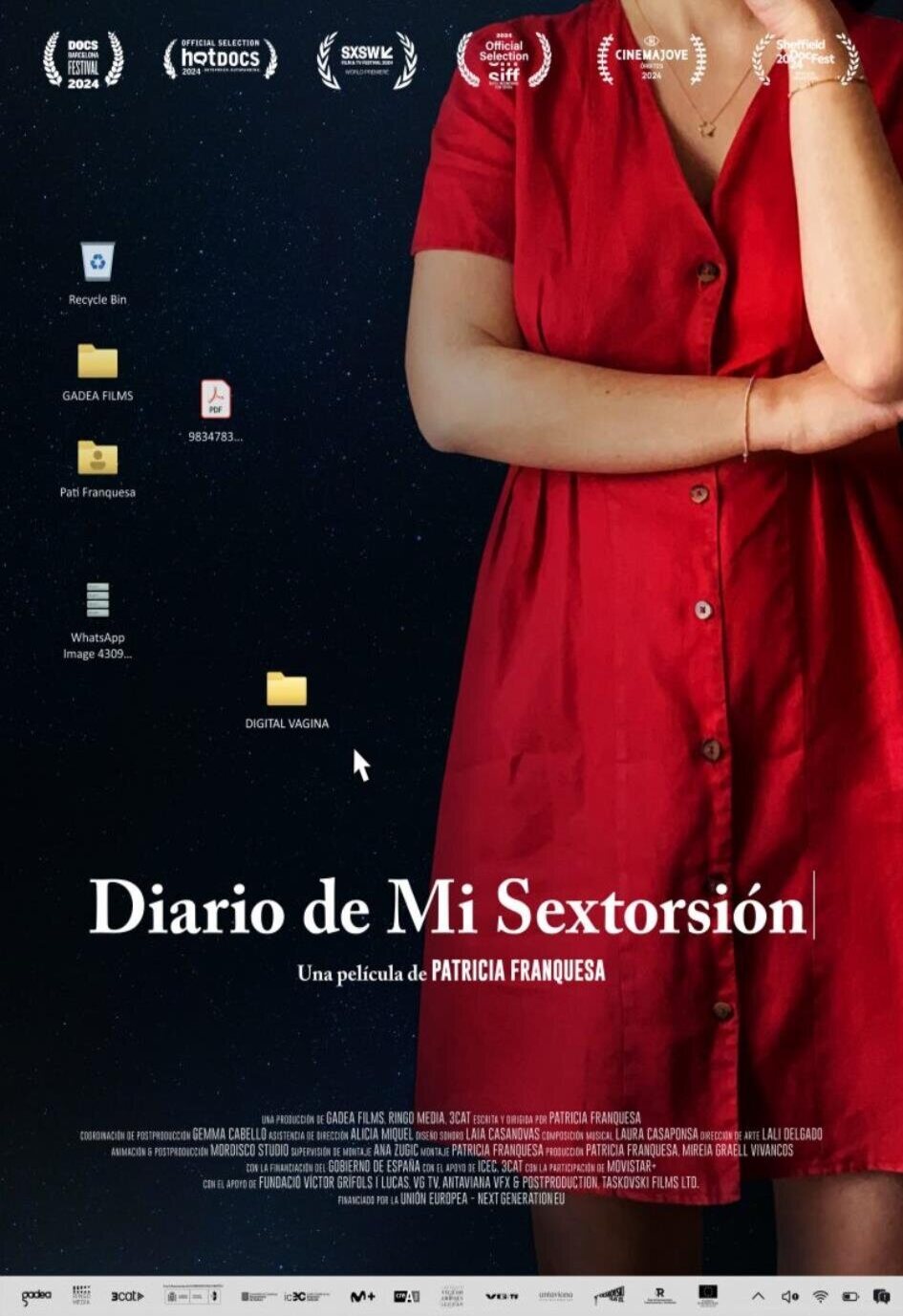 Cartel de Diario de mi Sextorsión - España