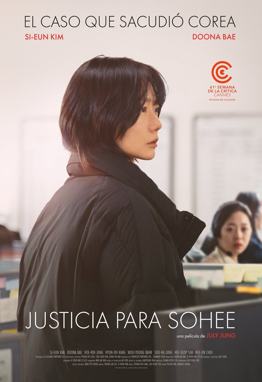 Cartel de Justicia para Sohee - España