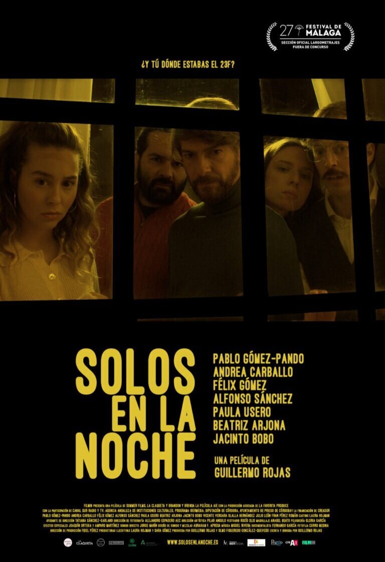 Cartel de Solos en la noche - Cartel 'Solos en la noche' Festival de Málaga