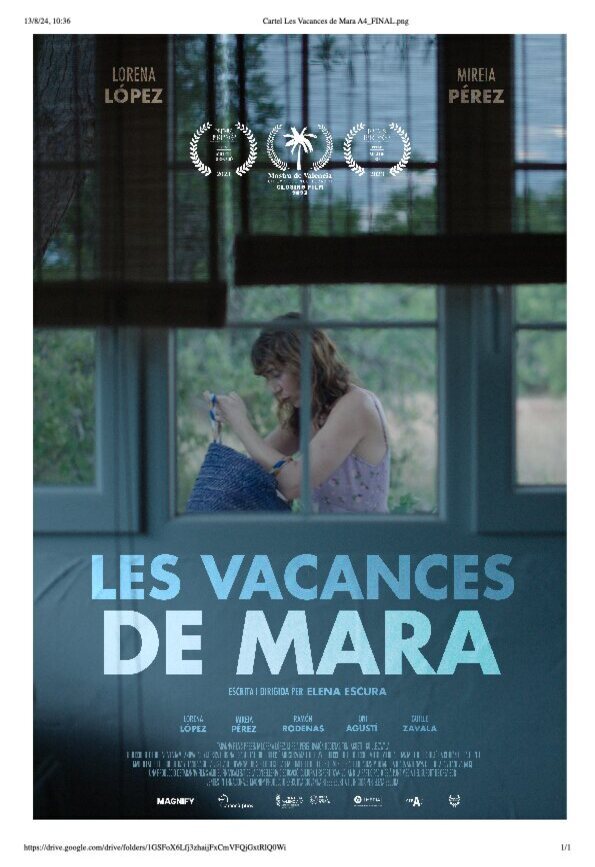 Cartel de Les vacances de Mara - España