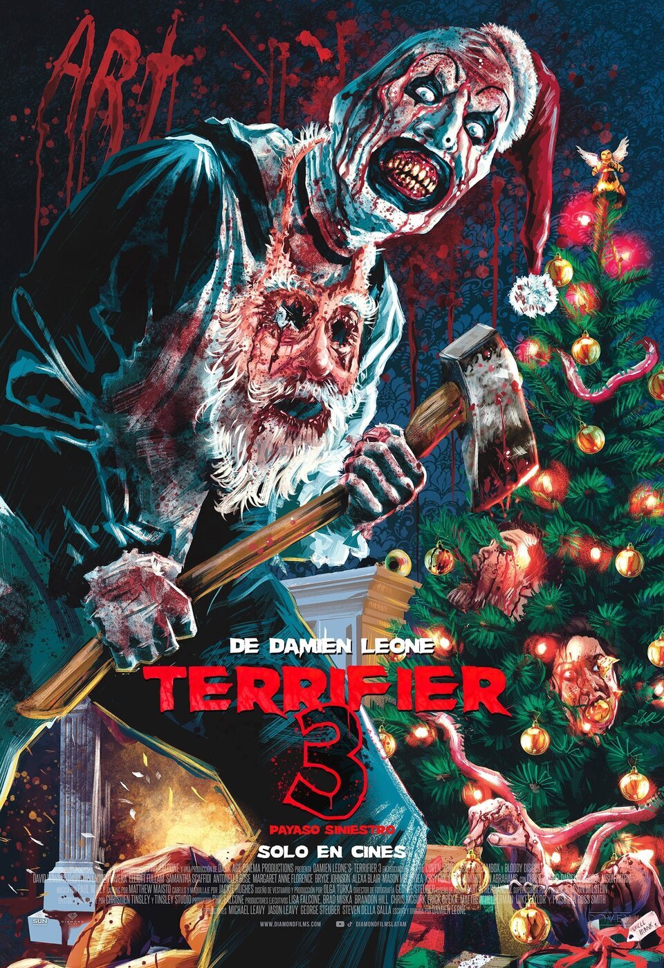 Cartel de Terrifier 3: Payaso siniestro - Póster Mexico