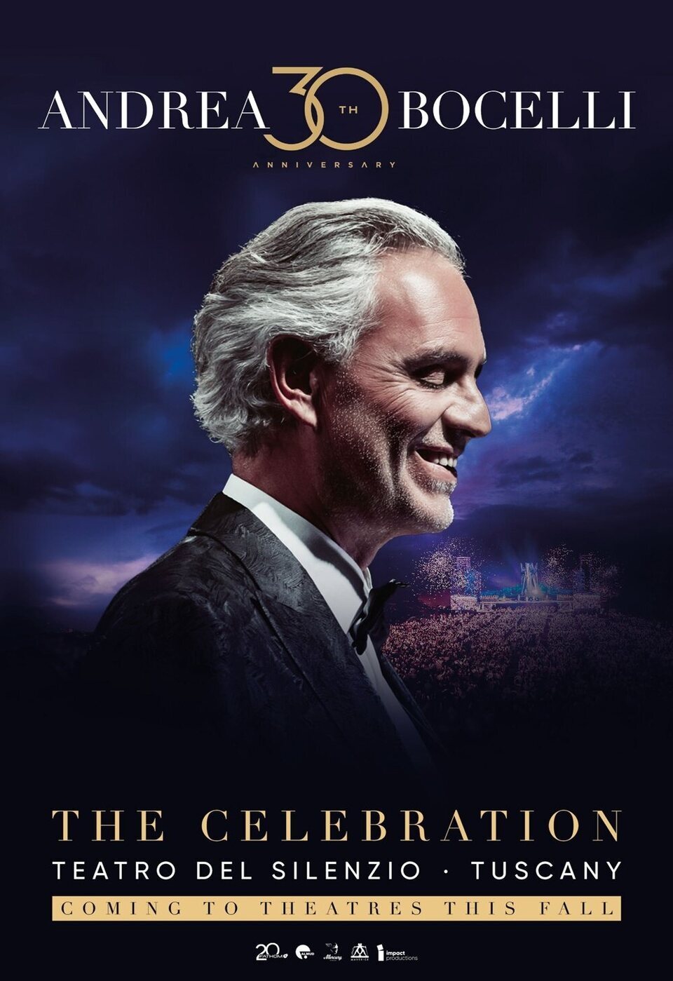 Cartel de Andrea Bocelli 30: La celebración - U.K.