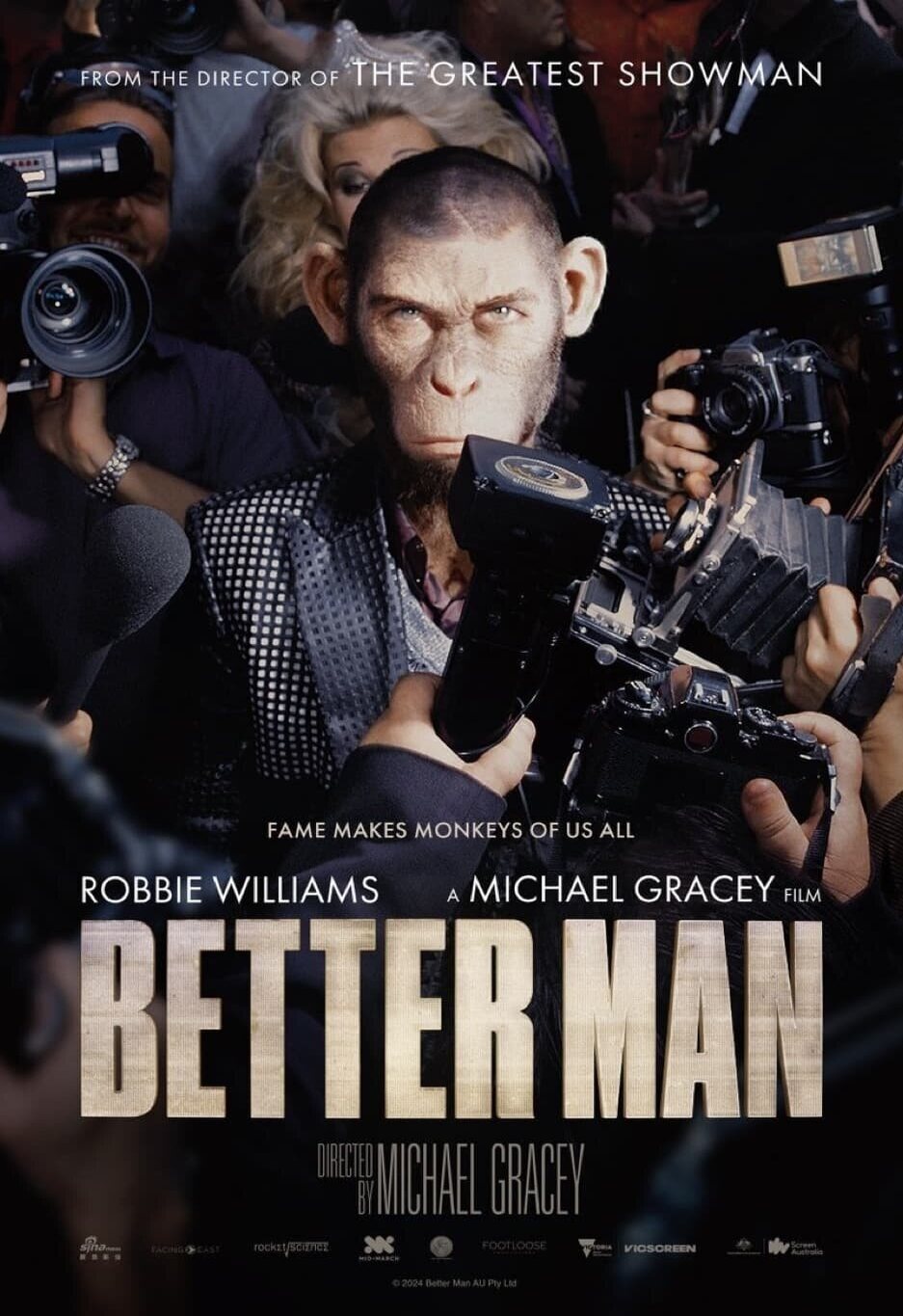 Cartel de Better Man - Cartel inglés