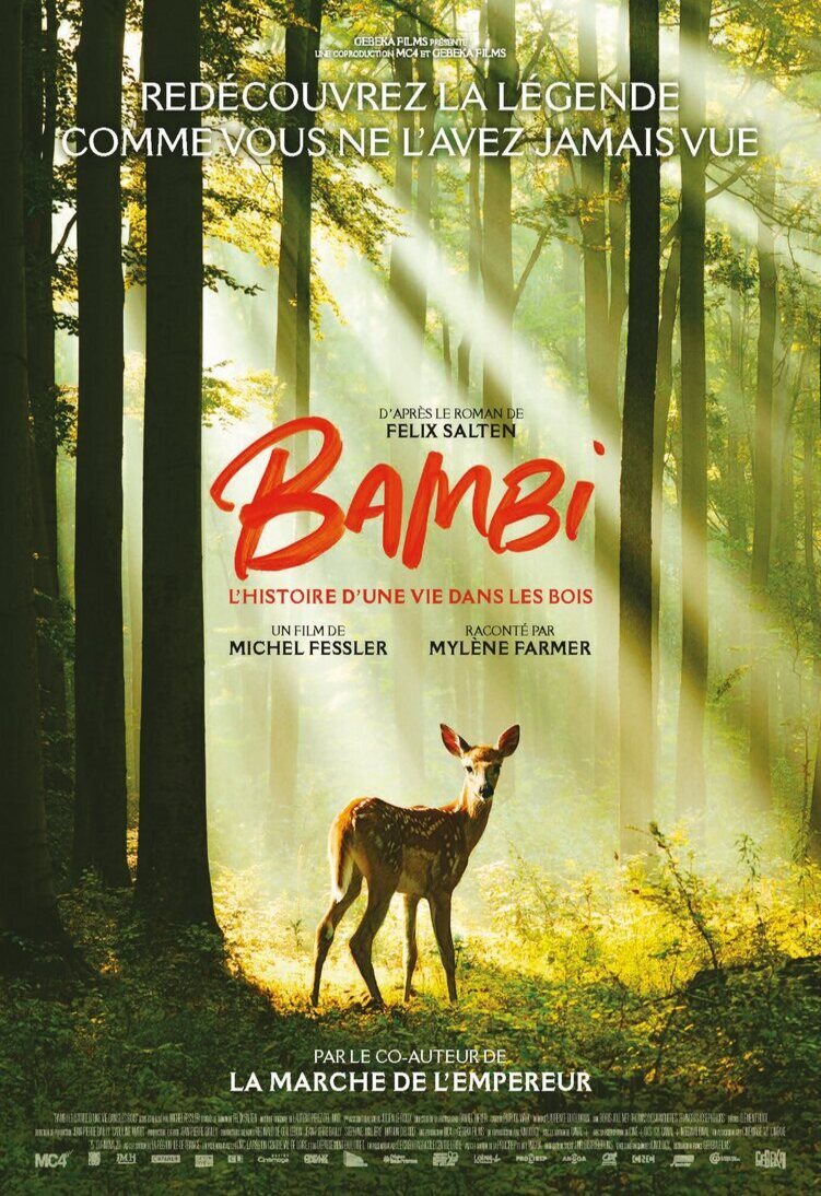 Cartel de Bambi: Un cuento del bosque - Cartel francés