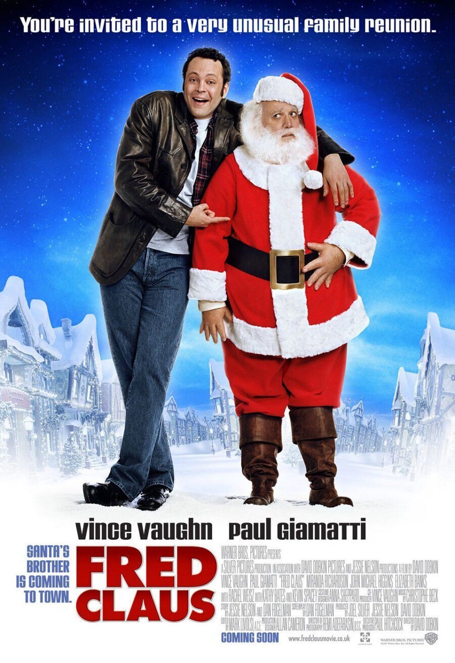 Cartel de Fred Claus, el hermano gamberro de Santa Claus - Estados Unidos