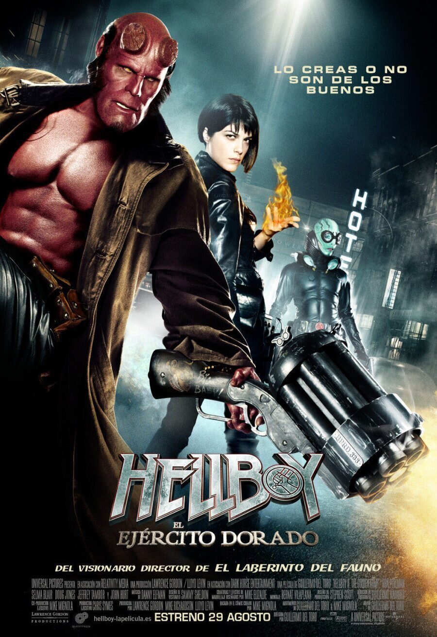 Cartel de Hellboy 2: el ejército dorado - España