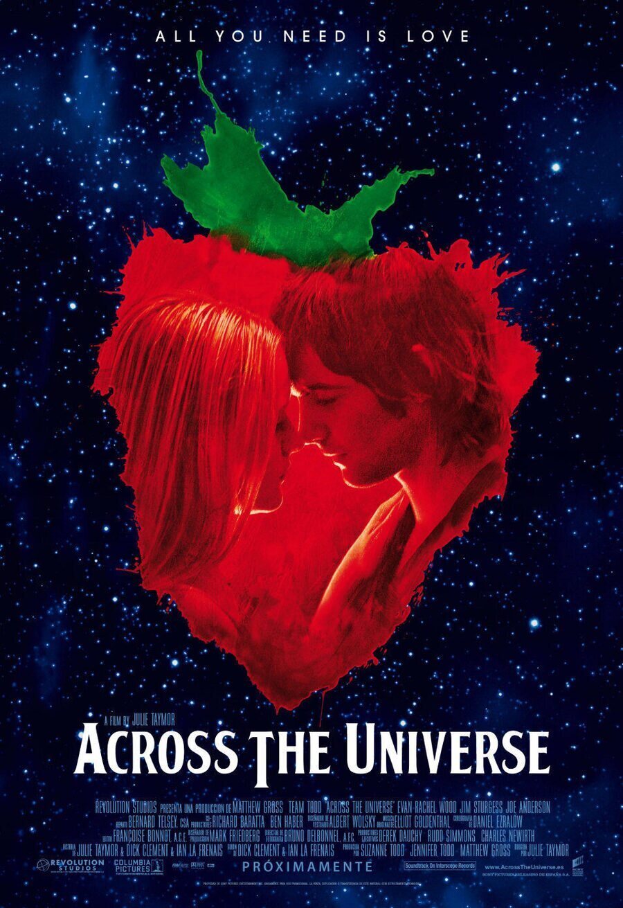 Cartel de Across the Universe - España