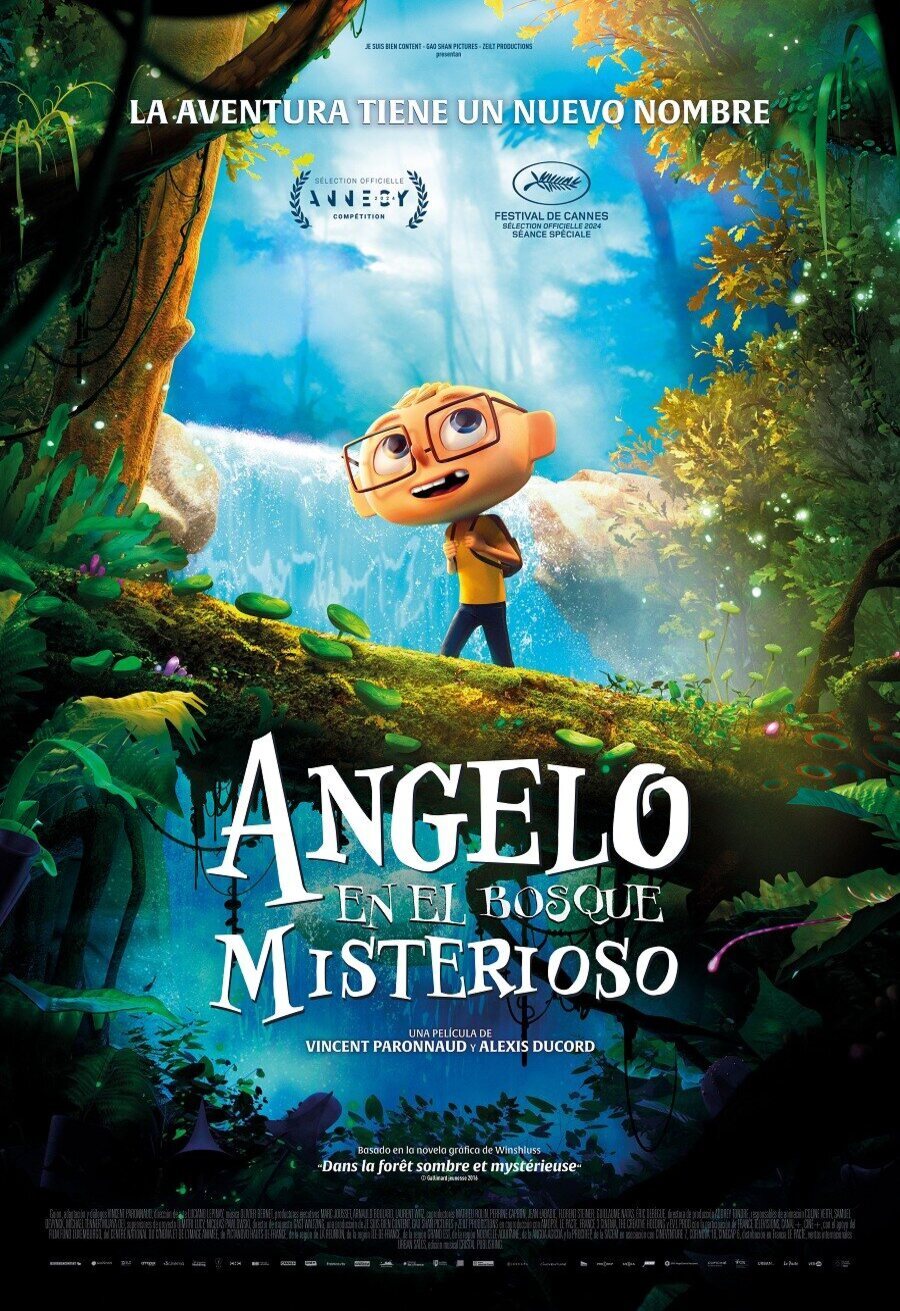 Cartel de Angelo en el bosque misterioso - Cartel España 'Angelo en el bosque misterioso'