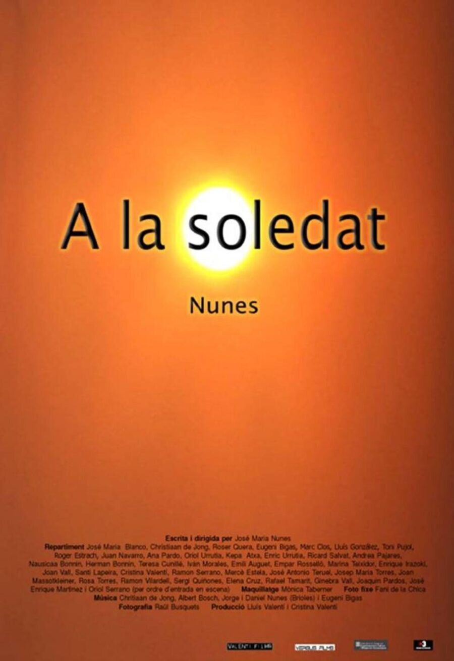 Cartel de A la soledad - España (Catalán)